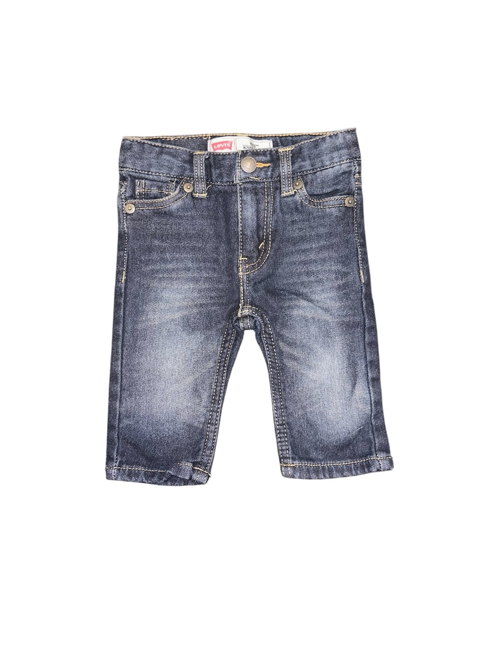 Levi's perfectly pint sized Toddler Blue Washed Denim Shorts